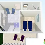 Apartman In With Seaview, Terrace, Air Condition, Wifi