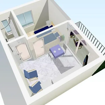 In With Seaview, Terrace, Air Condition, Wifi * 特罗吉尔